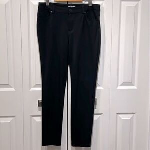 Karl Lagerfeld Black Stretch Straight Leg Pants Size 8